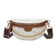 Women's Leather Chest Bag Fanny Pack Phone Purse