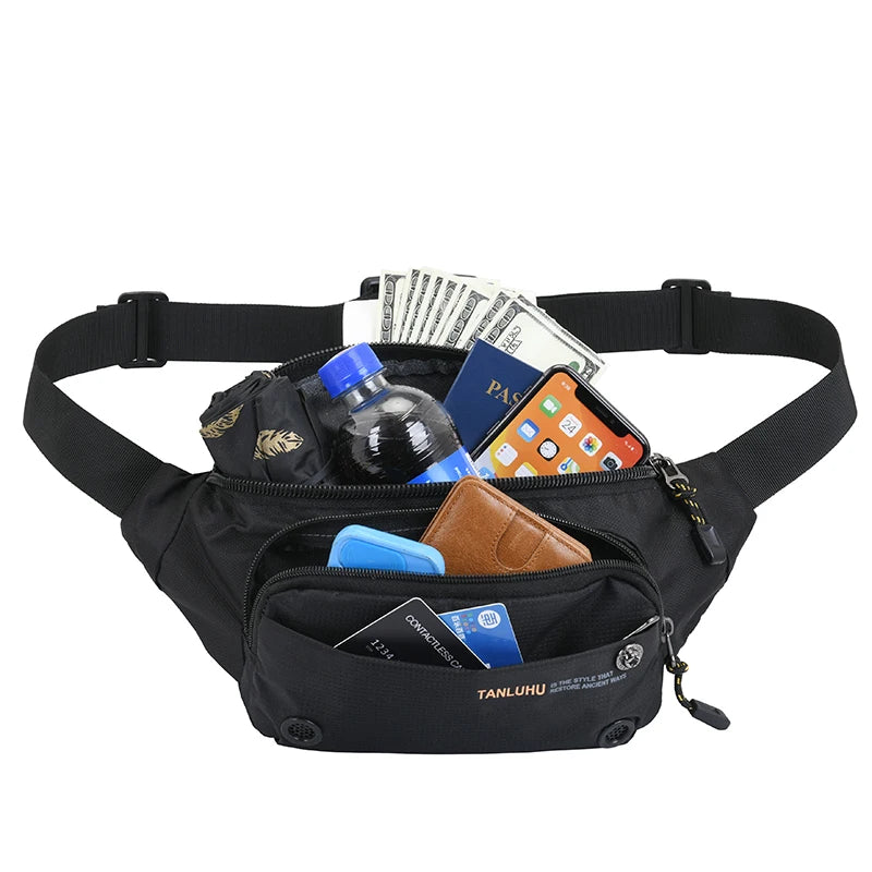 Women's Oxford Leisure Waist Bag Shoulder Crossbody Chest Bag