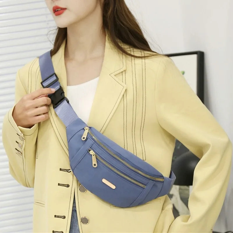 Women's Oxford Waist Bag Crossbody Chest Bags