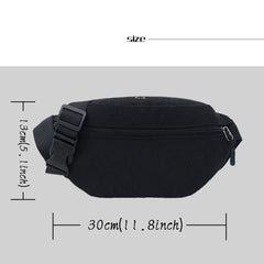 Samurai Print Chest Backpack Waist Bag for Men