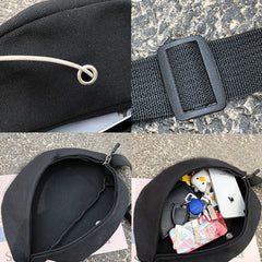 Samurai Print Chest Backpack Waist Bag for Men