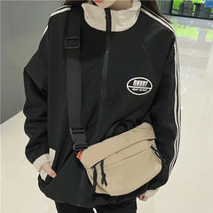 Waist Bags Street Hip-hop Fanny Pack Nylon Crossbody Bag