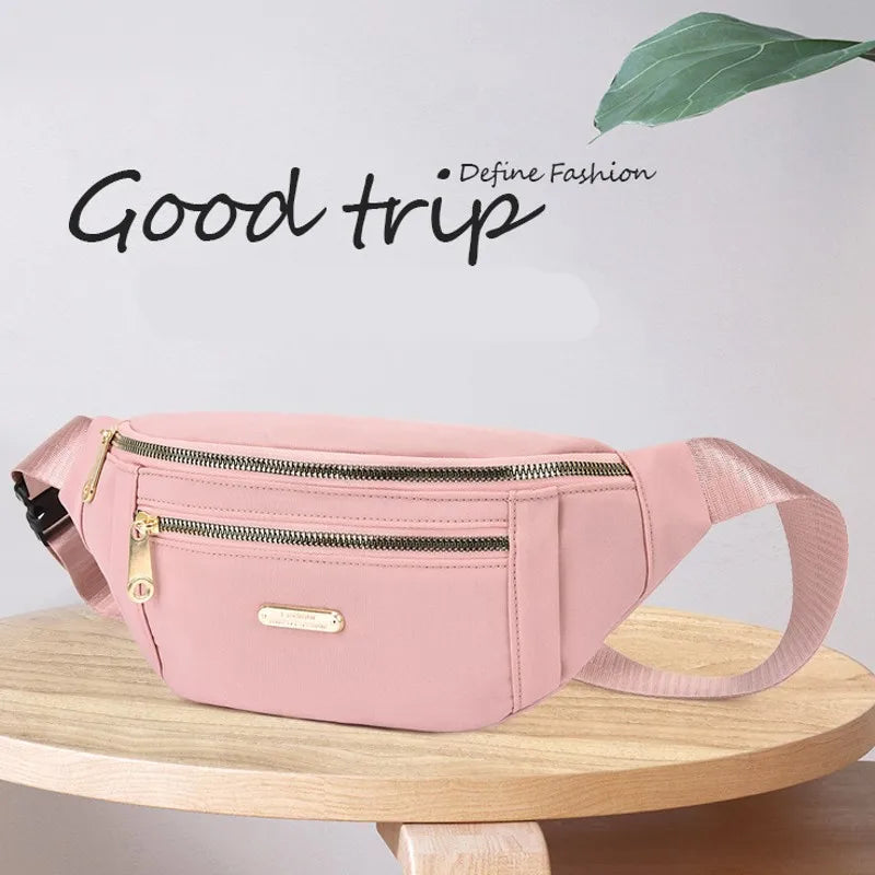 Women's Waist Bag Shoulder Crossbody Chest All-match Messenger Fanny Pack