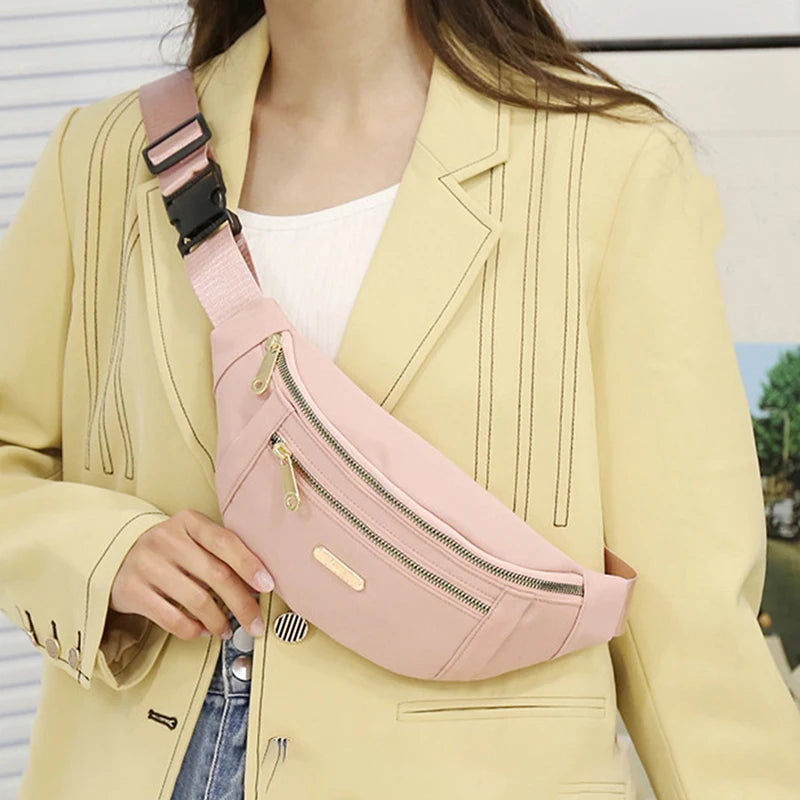Women's Oxford Leisure Waist Bag Shoulder Crossbody Chest Bags Handbags