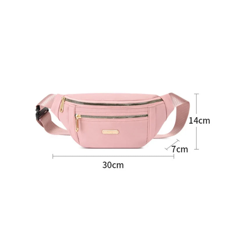 Women's Oxford Waist Bag Shoulder Chest Bags - Leisure Crossbody Handbags