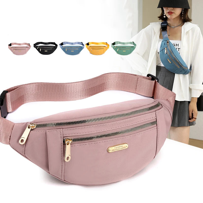 Women's Oxford Leisure Waist Bag Crossbody Chest Bags