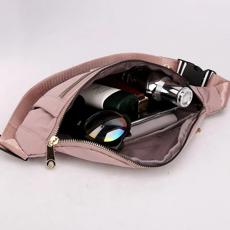 Women's Oxford Waist Bag Crossbody Chest Bum Bag