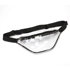 Holographic Waist Bag Pink Silver Fanny Pack PVC Waist Packs