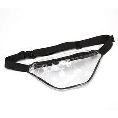 Holographic Waist Bag Pink Silver Fanny Pack PVC Waist Packs