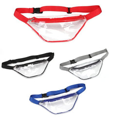 Holographic Women Pink Silver Fanny Pack PVC Waist Packs