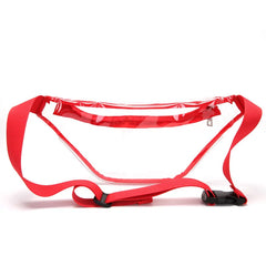 Holographic Waist Bag Pink Silver Fanny Pack PVC Waist Packs