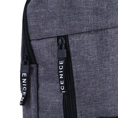 Canvas Chest Bag Small Crossbody Hip Hop Streetwear Fanny Pack