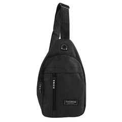Canvas Chest Bag Small Crossbody Hip Hop Streetwear Fanny Pack