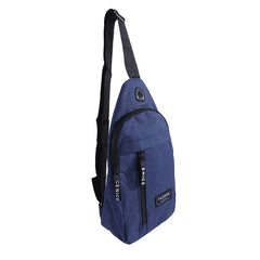 Canvas Chest Bag Small Crossbody Streetwear Fanny Pack