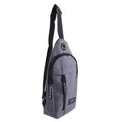 Canvas Chest Bag Small Pack Men Women Crossbody Streetwear Fanny Pack