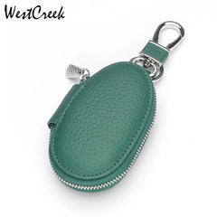 Leather Waist Hanging Car Key Wallets Men&Women Organizer Pouch Purse