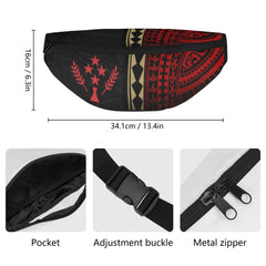 Nylon Fanny Pack Waist Bag for Women Men Travel Hip Sport Purses Pocket