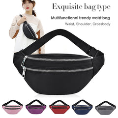 Nylon Waist Pack Bags for Women Fanny Packs Chest Bags Belt Pouch