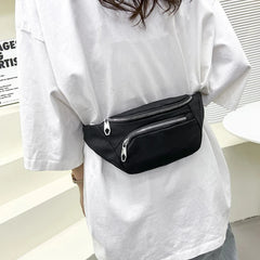 Nylon Waist Pack Fanny Pack Women's Chest Bag Travel Hip Bag