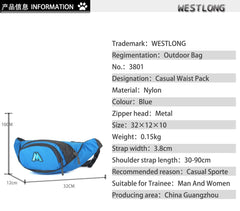 Waterproof Waist Pack Men Women Fanny Pack Phone Wallet Pouch Bags