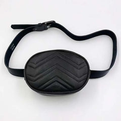 Women's Waist Pack Fanny Pack PU Leather Belt Bag Crossbody Chest Pack