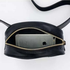 Women's Waist Pack Fanny Pack PU Leather Belt Bag Crossbody Chest Pack