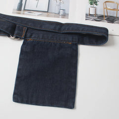 Denim Waist Pack Fanny Pack Women Casual Hip Bag Travel Money Phone Purse