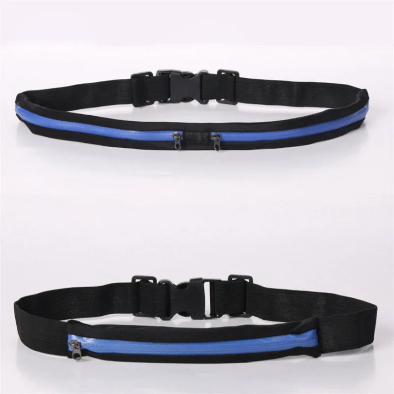 Waterproof Double Pocket Waist Pack for Traveling Running Sport