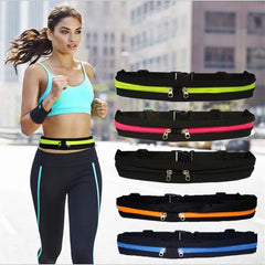 Waterproof Double Pocket Waist Pack for Traveling Running Sport
