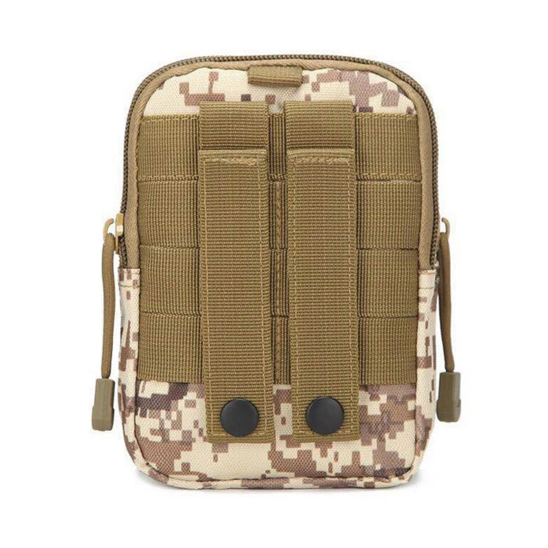 Men's Waterproof Waist Pack Travel Purse Zipper Tactical Bag