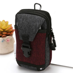 Men's Casual Travel Waist Pack Waterproof Belt Zipper Bag