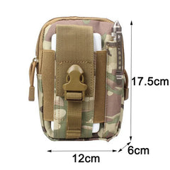 Men's Casual Waist Pack Travel Purse Waterproof Belt Zipper Bag