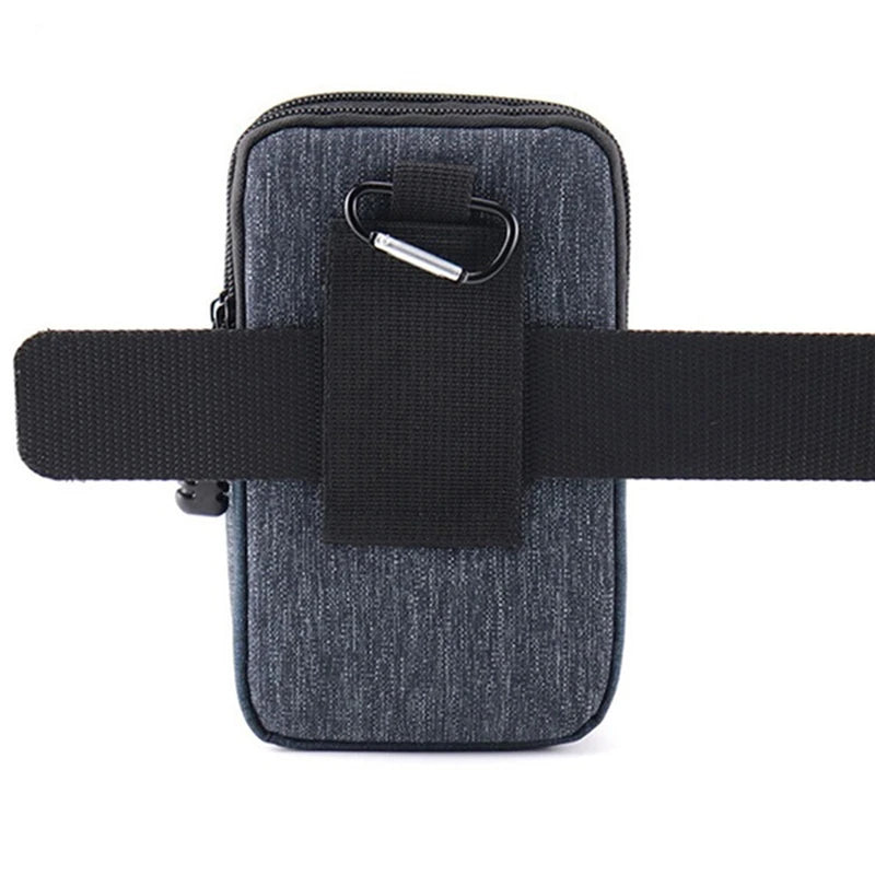 Men's Waist Pack Travel Purse Waterproof Belt Zipper Tactical Fanny Pack