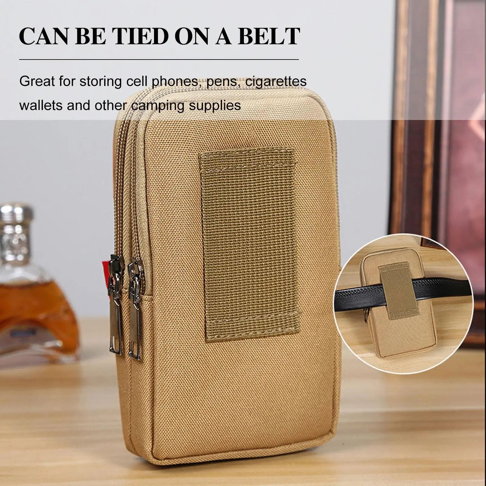 Waist Pack Men's Casual Bag Travel Purse Women Belt Zipper