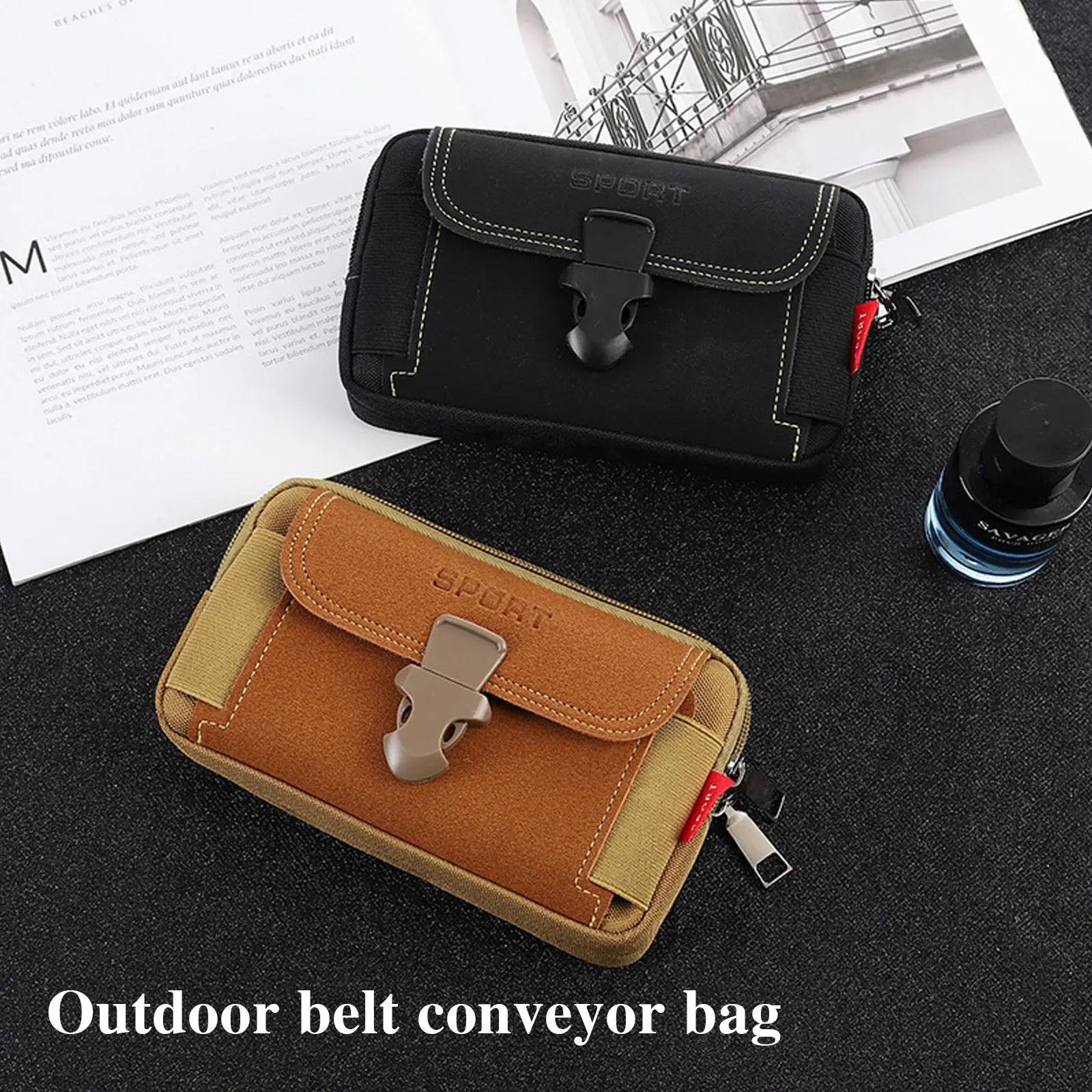 Waist Pack Men's Casual Bag Travel Purse Women Belt Zipper