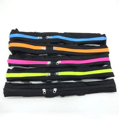 Waterproof Double Pocket Waist Hip Bag Adjustable Belt Bag