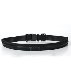 Waterproof Double Pocket Waist Hip Bag Adjustable Belt Bag
