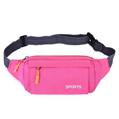 Waterproof Waist Pack Phone Holder Gym Fitness Travel Pouch Pink