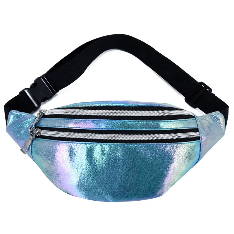 Colorful Fanny Pack Slim Bum Hip Bag Belt Pouch Waterproof