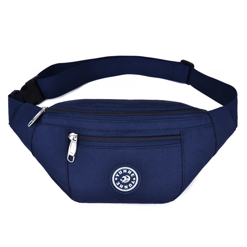 Waist Pack Belt Pouch Travel Hiking Red Gray Bags