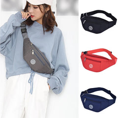 Waist Packs Men Women Unisex Belt Money Pouch Wallet Zip Travel
