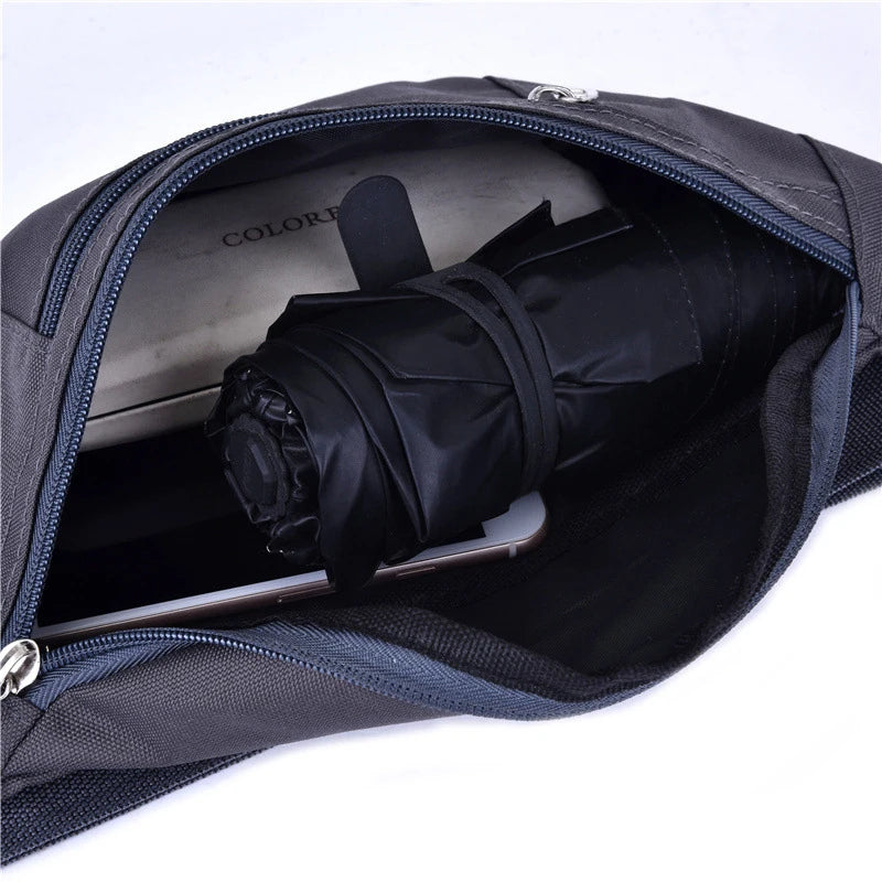 Waist Packs Men Women Unisex Belt Money Pouch Wallet Zip Travel Hiking