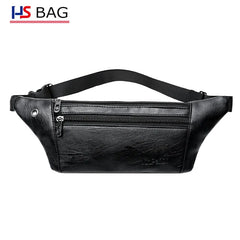 Women Leather Adjustable Belt Bag Waist Pack Wallet Phone Pouch