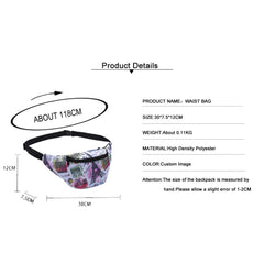 Pattern Bum Bag Waist Small Bag Women Lady Shoulder Crossbody Belt Bag