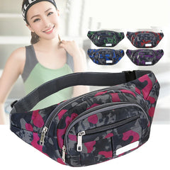 Camouflage Waist Bag Waterproof Handbag Men's Satchel Messenger Bag