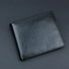 Men Leather Wallets Purse Short Male Clutch Money Bag