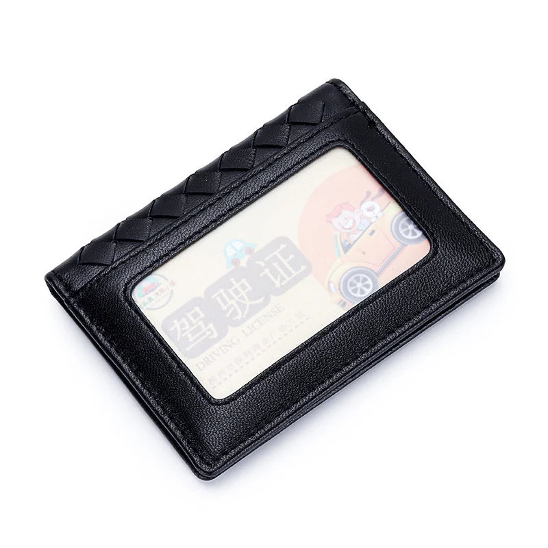 Cow Leather Card Wallet Women Coin Purse