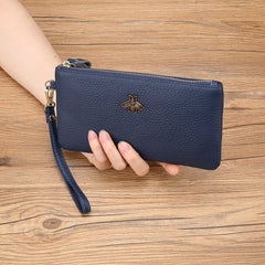 Leather Clutch Women Wallet Long Carteira Feminina