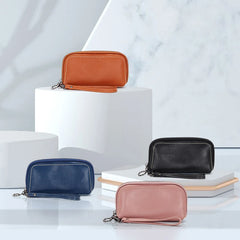 Leather Clutch Bag High Capacity Women Wallet Organizer