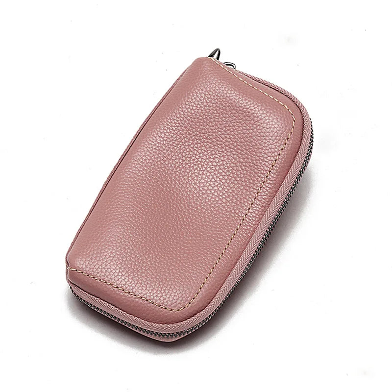 Leather Clutch Bag High Capacity Women Wallet Organizer